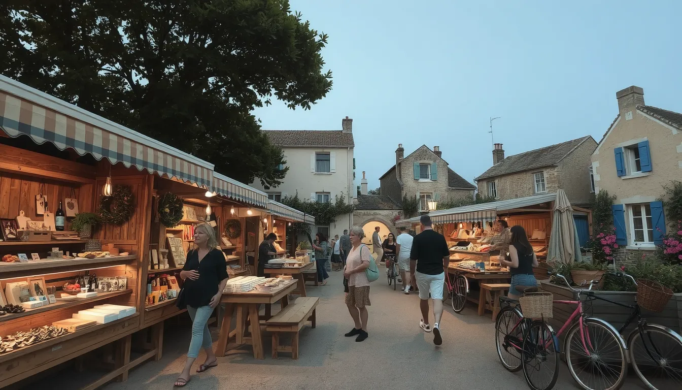 marché nocturne ile de ré