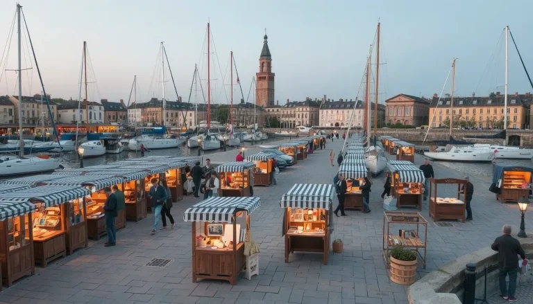 Marché nocturne La Rochelle Vieux Port : dates, horaires et exposants
